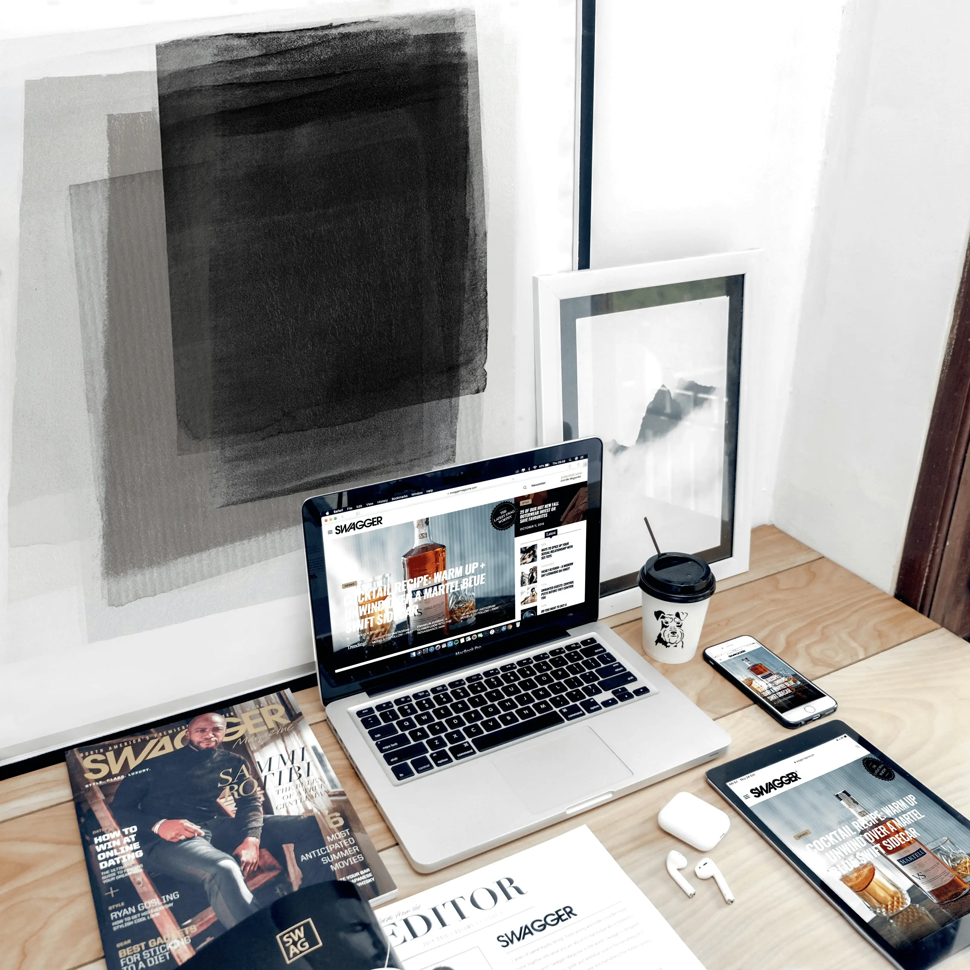 laptop with design software